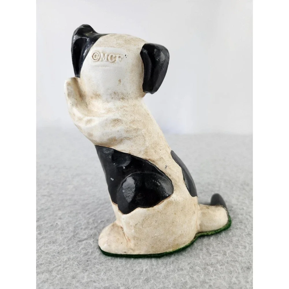 Vintage Cast Iron‎ MCF Midwest Of Cannon Falls Puppy Dog Door Stop RARE Terrier